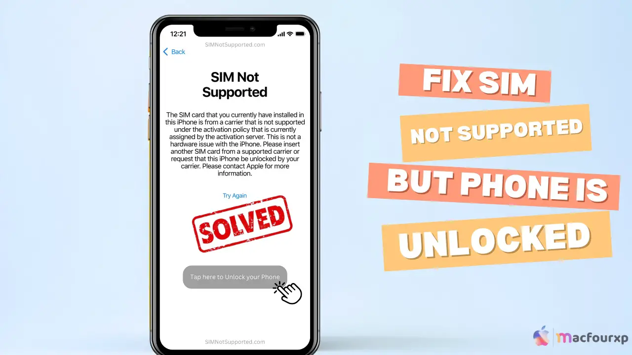 7 Simple Solutions to Fix 'SIM Not Supported' on iPhone